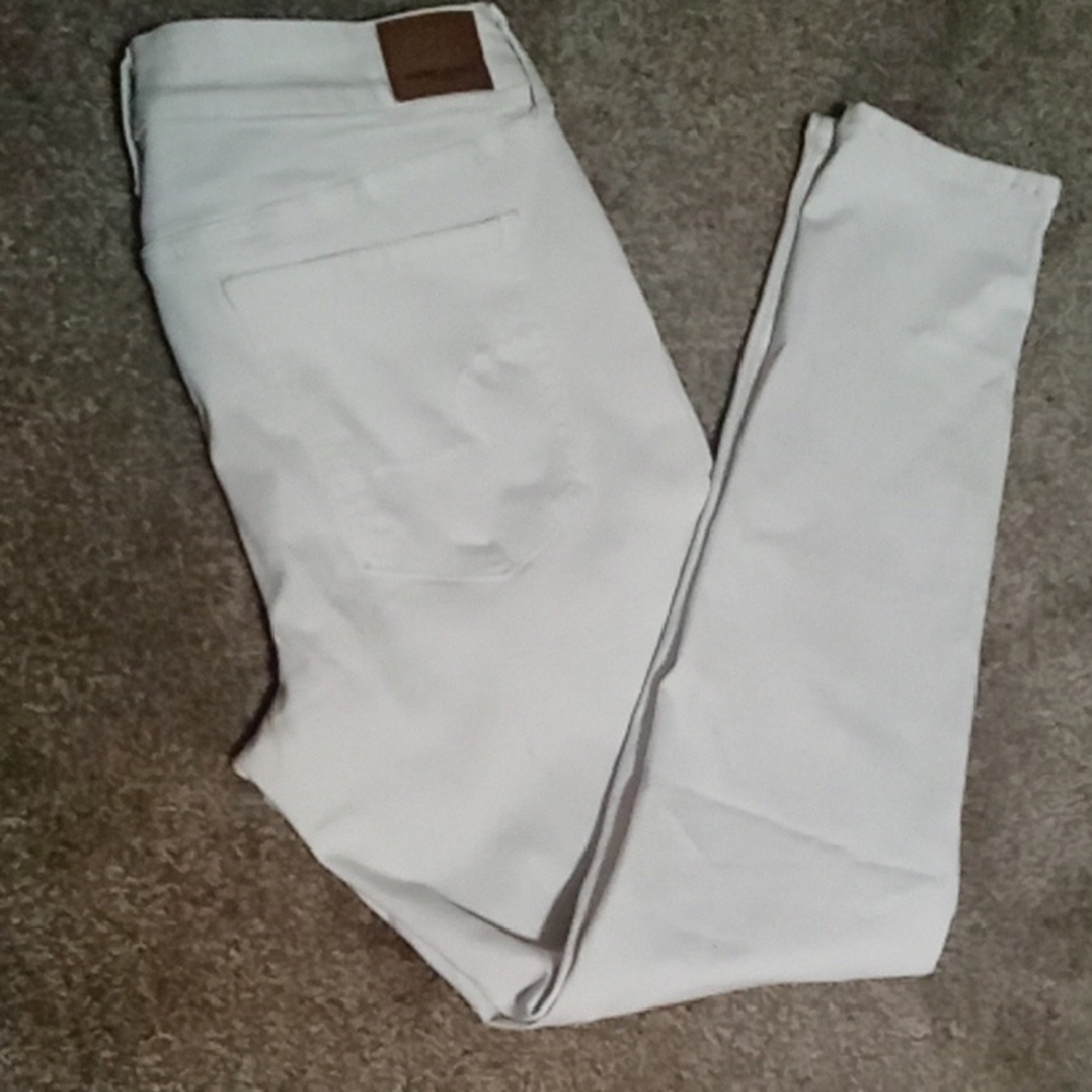American Eagle Outfitters Women's White Skinny Jeans